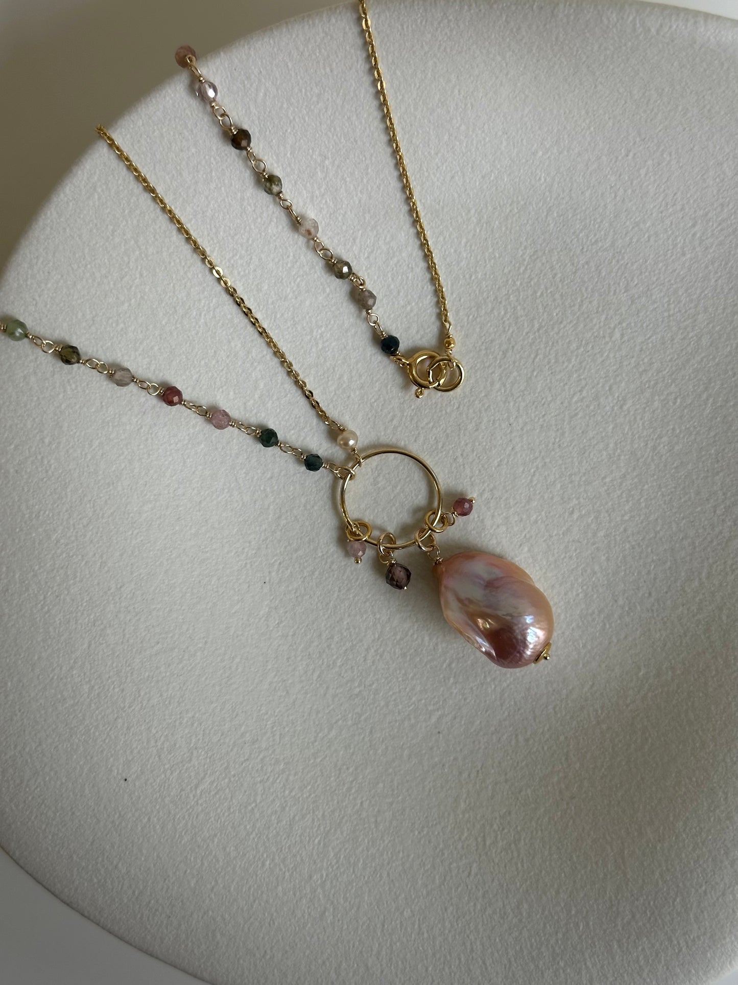 Pink Pearls Tourmaline